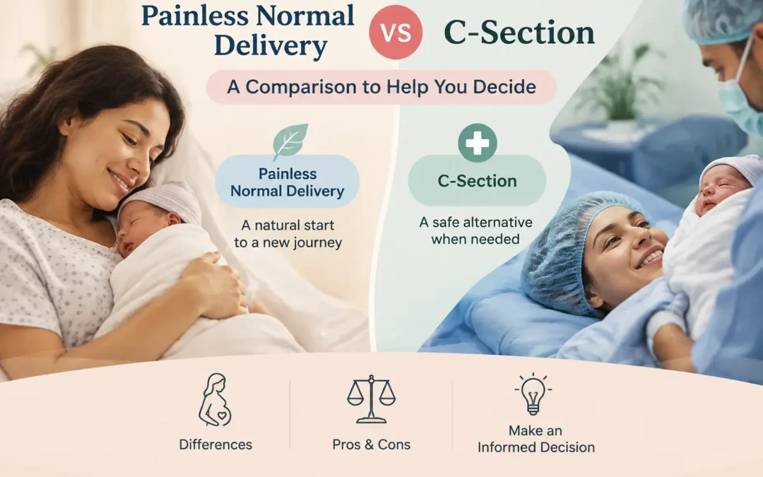 Painless Normal Delivery vs C-Section: A Comparison to Help You Decide