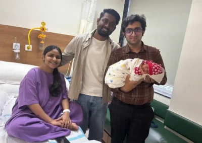 Dr Pallab Roy With a Happy Patient