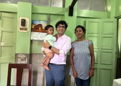 Dr Pallab Roy With a Happy Patient
