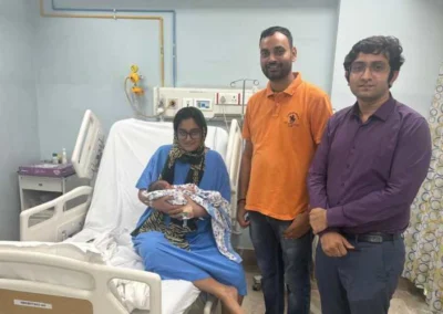 Dr Pallab Roy With a Happy Patient