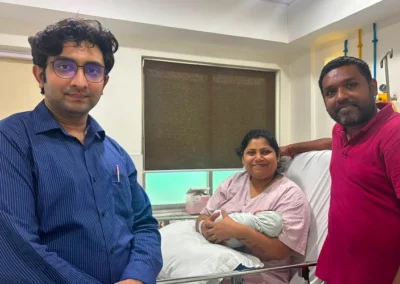 Dr Pallab Roy With a Happy Patient